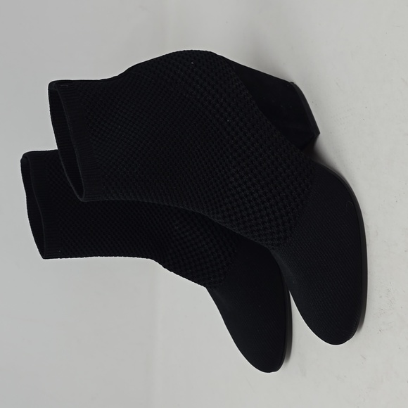 Eileen Fisher Shoes - EILEEN FISHER Dahlia Stretch Mesh Knit Pull On Ankle Black Booties  Size 6